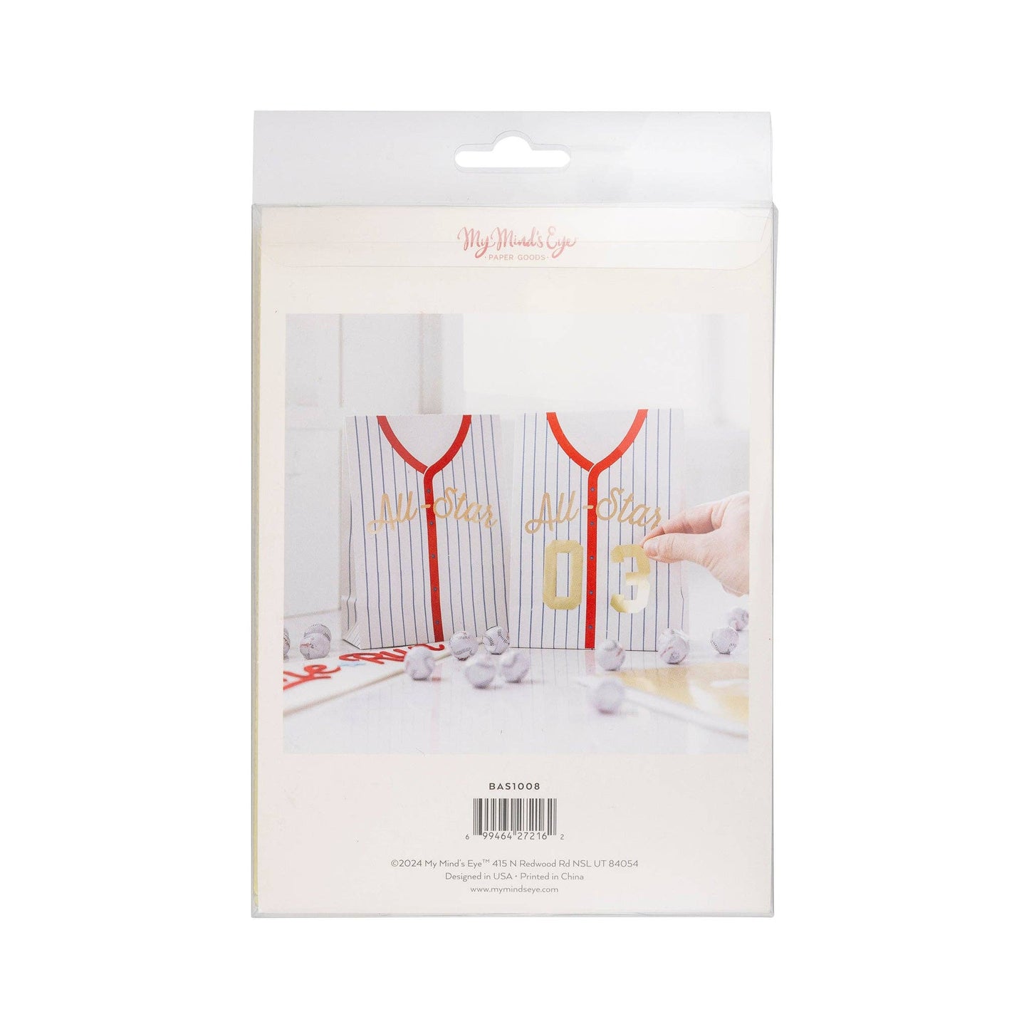 BAS1008 - Baseball Treat Bags