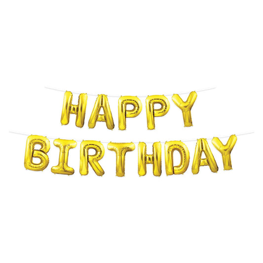 Happy Birthday Balloon Streamer - GD