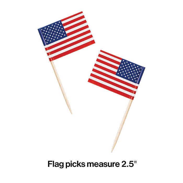 Flag Picks, 50/Pkg