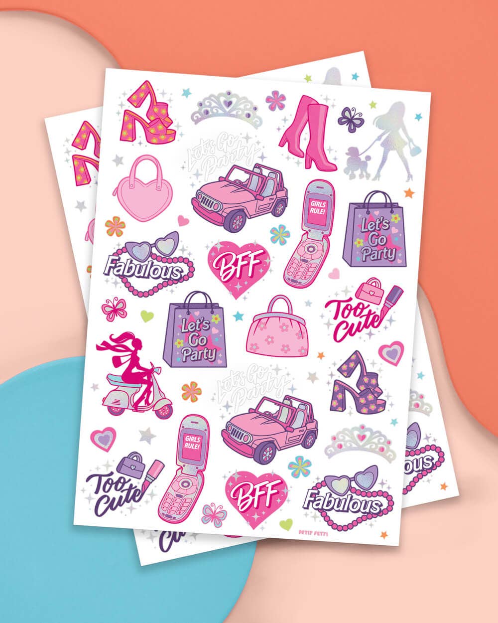 Girls Party Barbie Temporary Tattoos, Birthday, Gift Favors