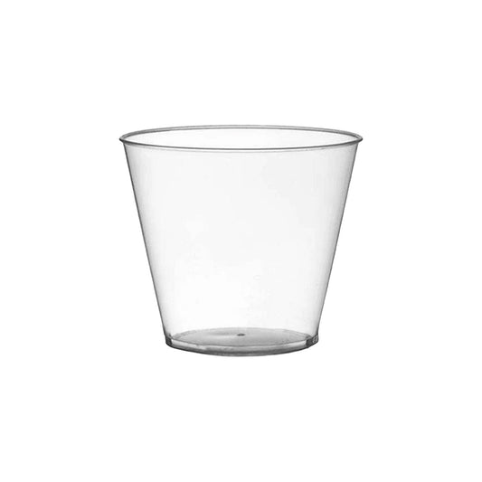 9 oz. Crystal Clear Plastic Disposable Party Cups - 20 pcs