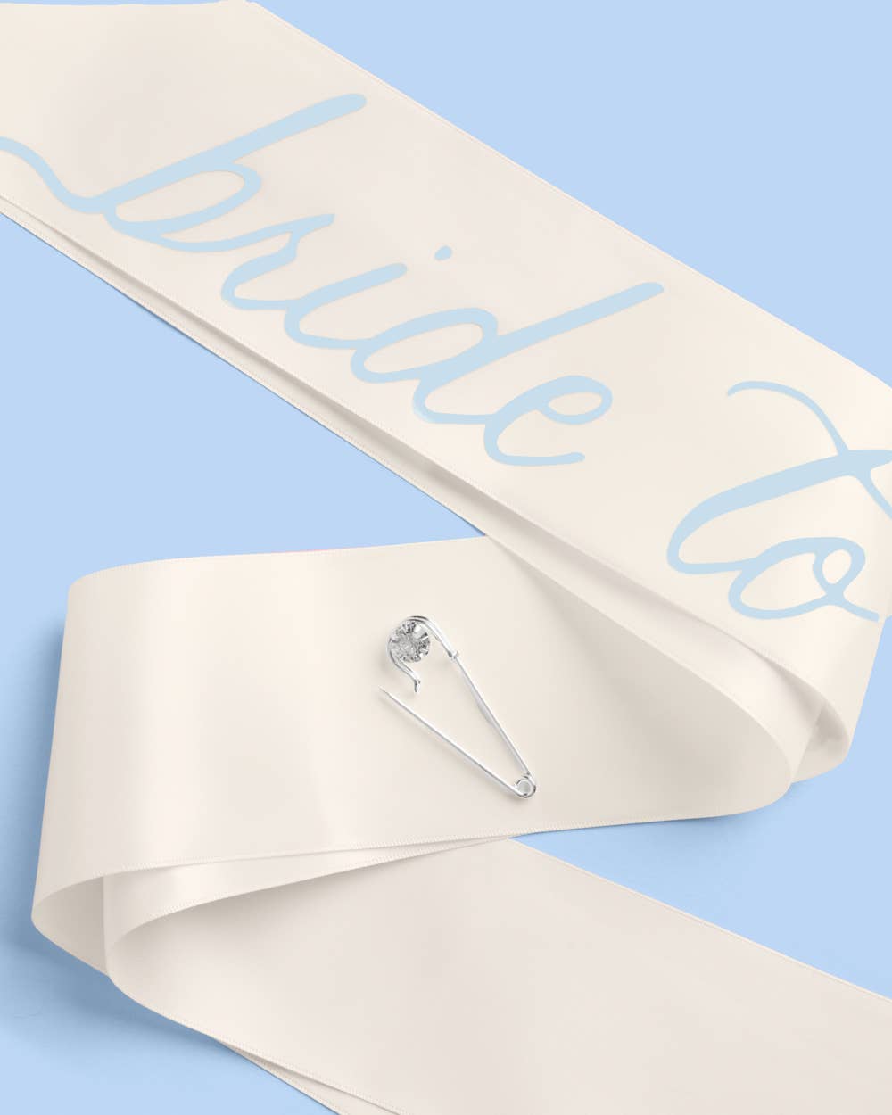Bride To Be Sash - Something Blue Bridal Shower Bachelorette