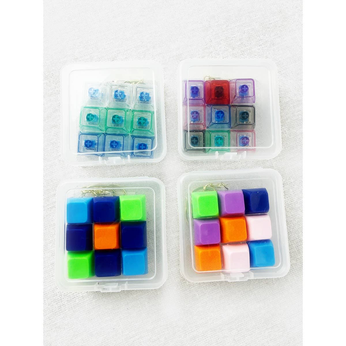 Satisfying Click Sound Keyboard Keychain Fidget Toy