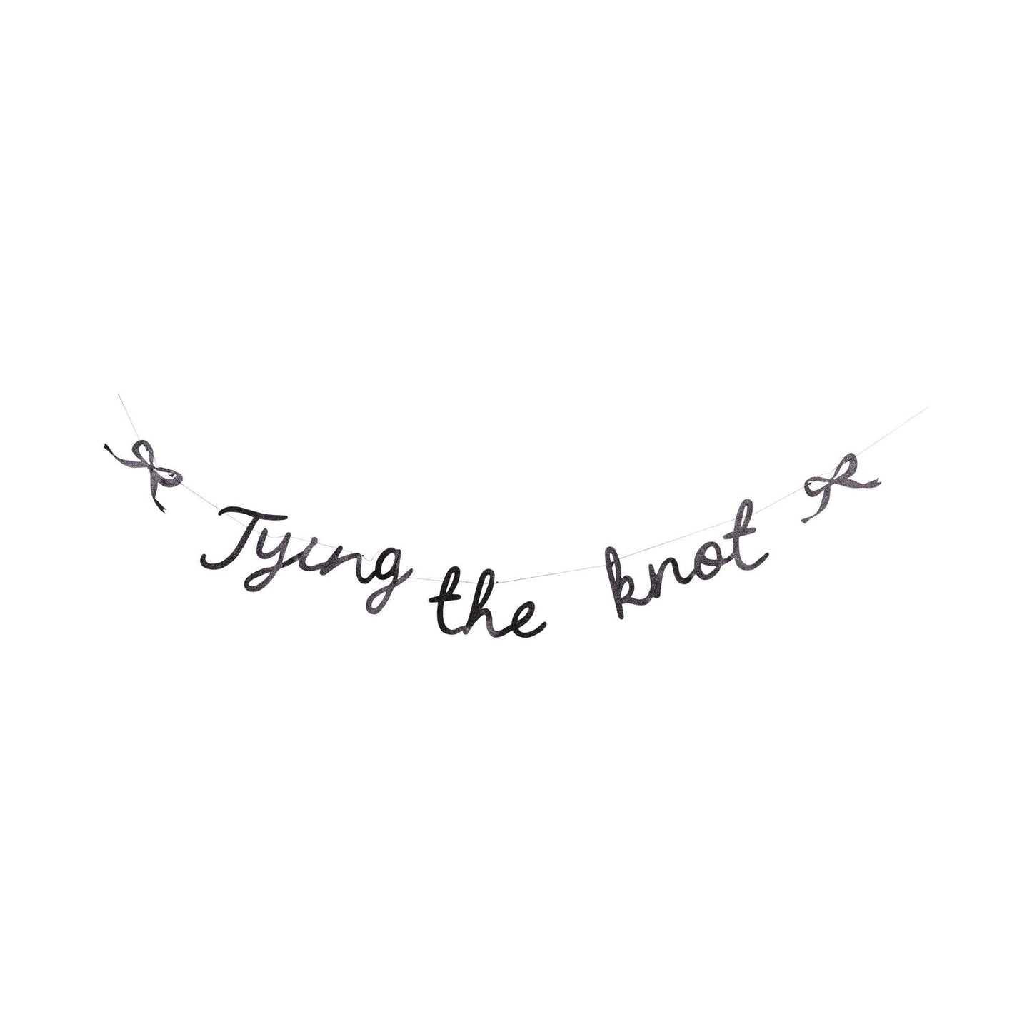 PLBLW02 - Tying the Knot Glitter Banner