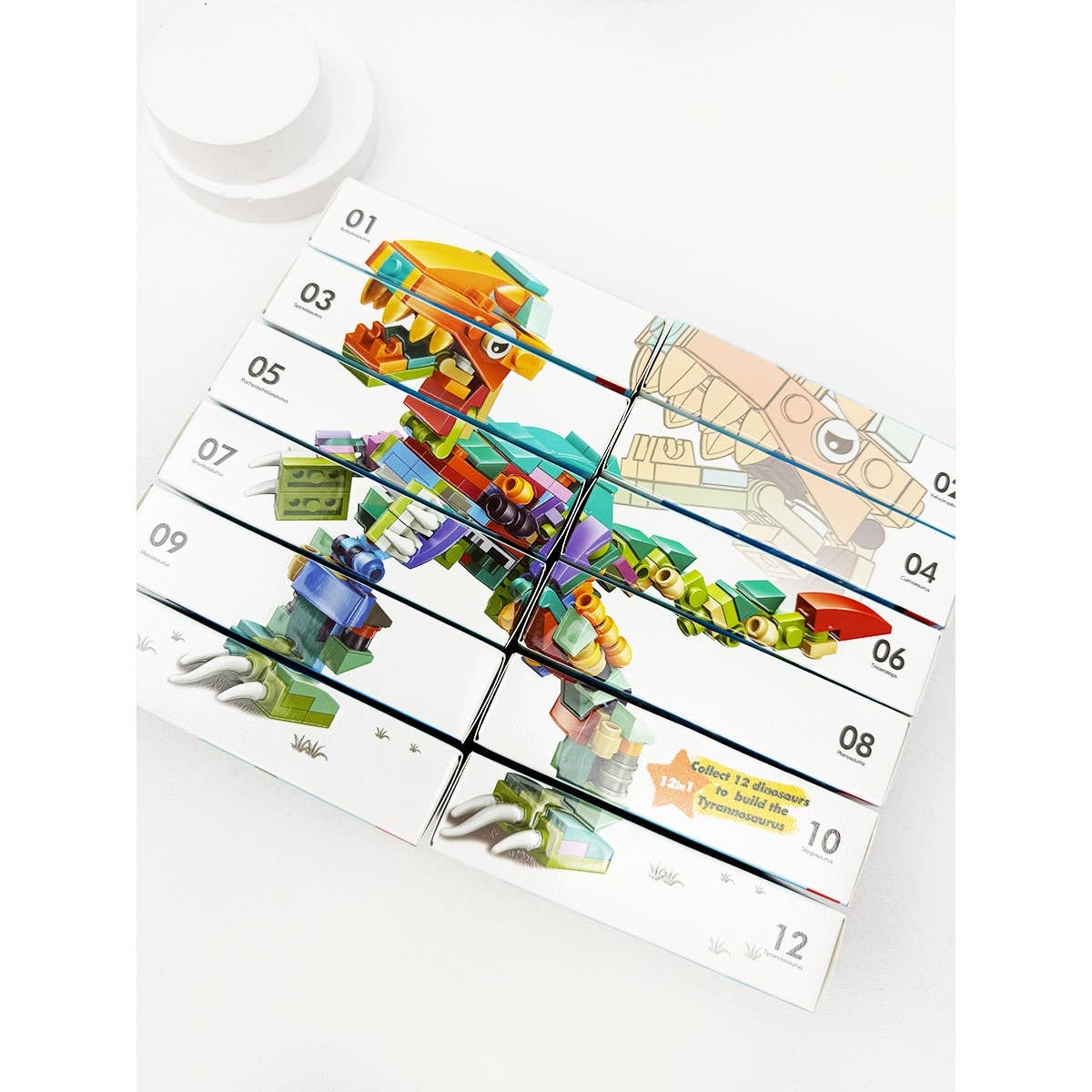 Dinosaur Building Block Toy Set