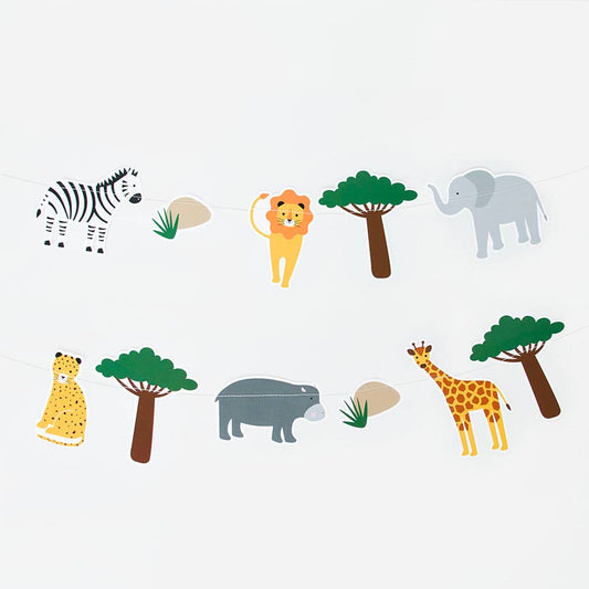 Safari paper garland