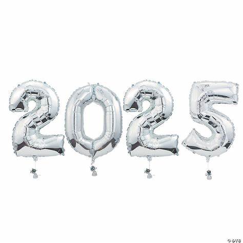 34" 2025 Balloons