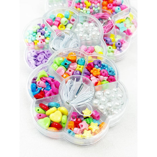 DIY Bracelet Making Pearl Color Mix Beads Set