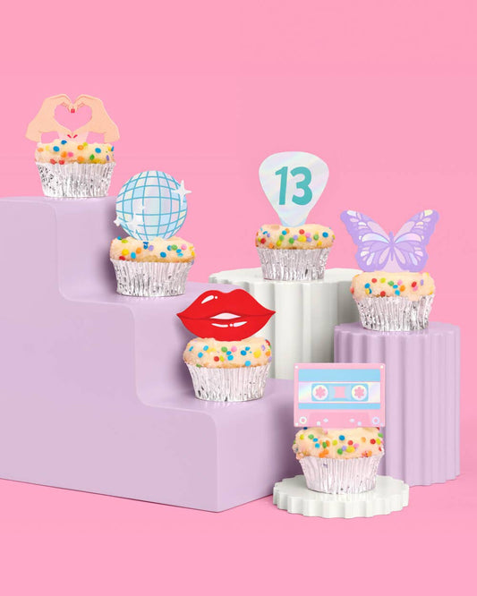Eras Party Cupcake Toppers – 24 Count