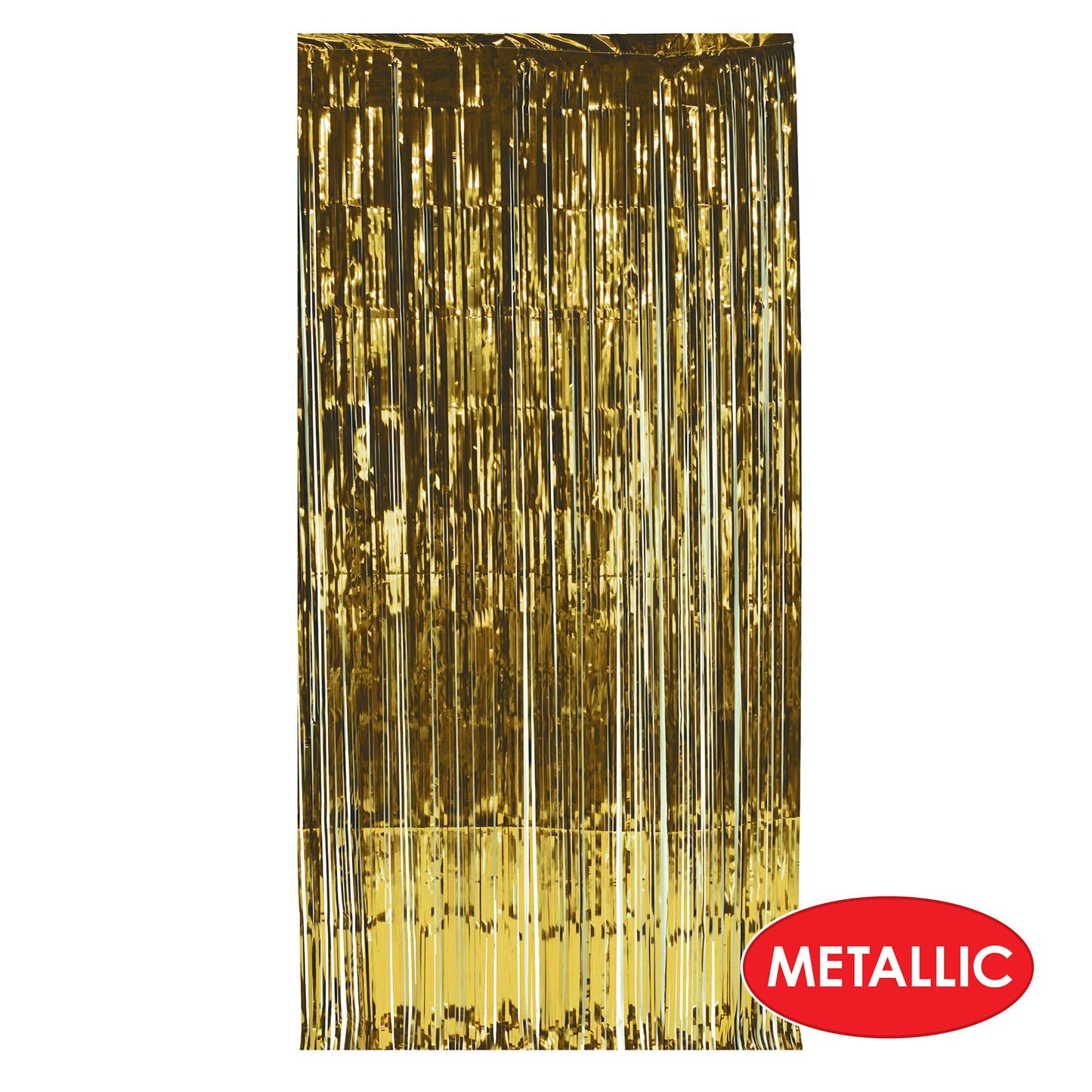 1-Ply Gleam 'N Gold Curtain, 8' x 3'