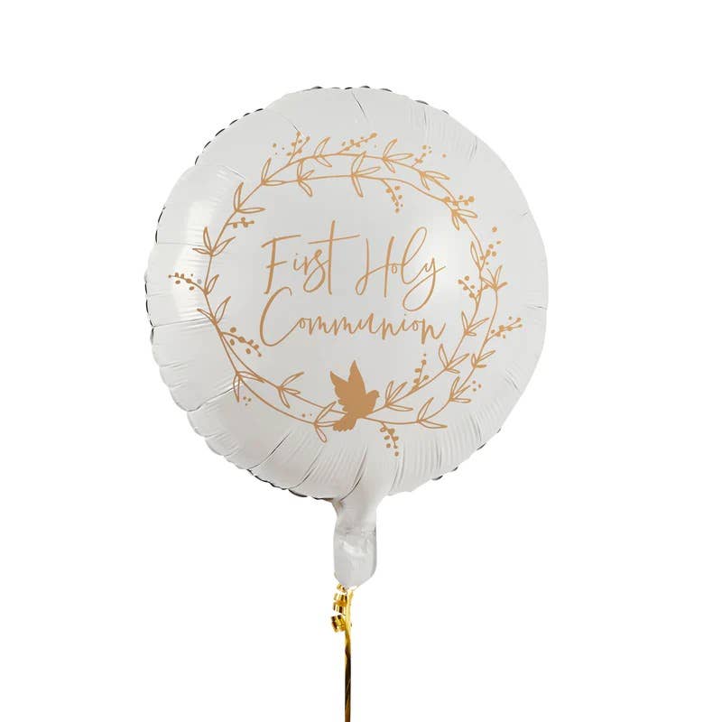 First Holy Communion 22" Foil Balloon No Helium