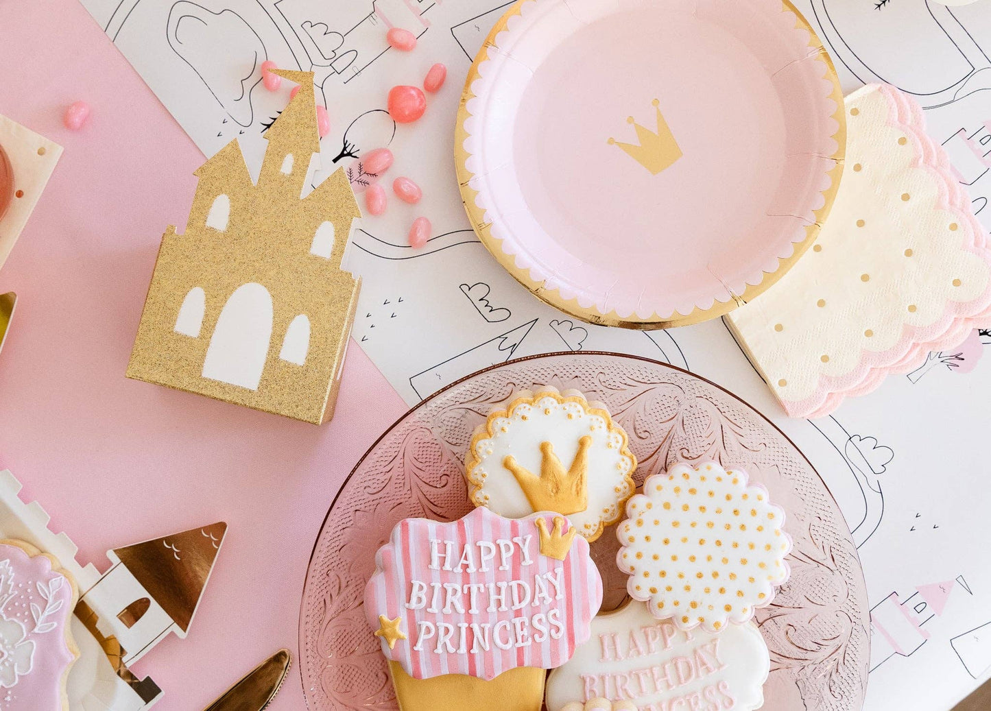 PRC807 -  Princess Castle Favor Boxes