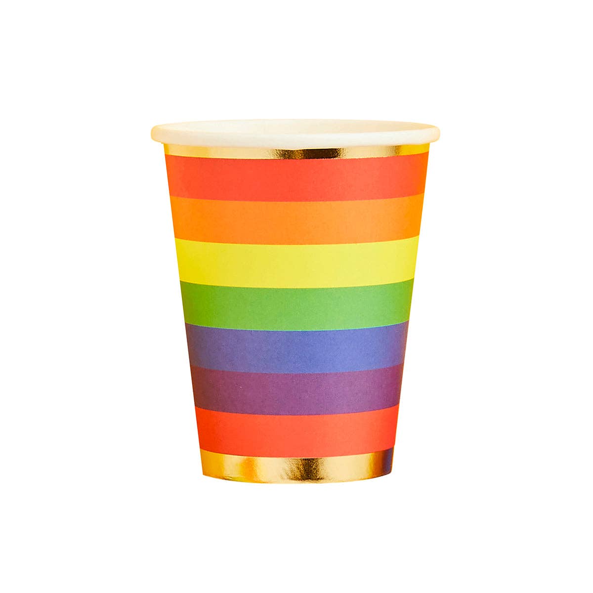 Rainbow Paper Cups 8 Pack