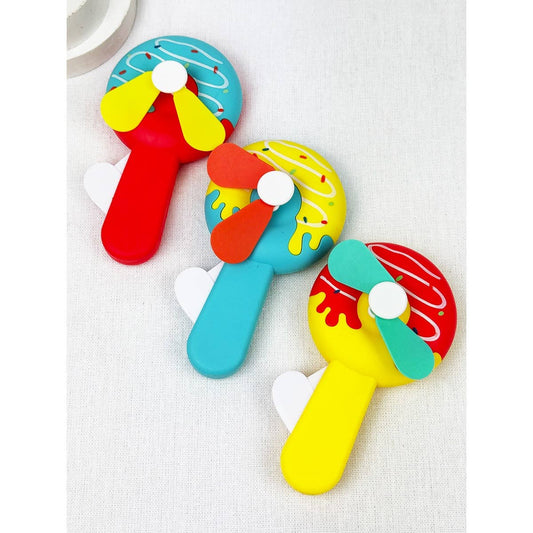 Assorted Donut Hand Pressure Fan