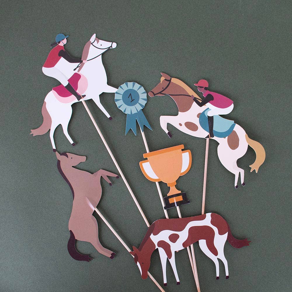 Horse cake toppers