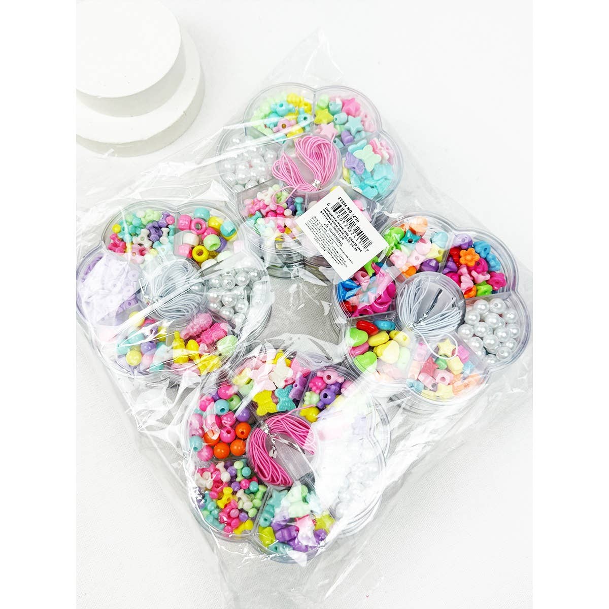 DIY Bracelet Making Pearl Color Mix Beads Set