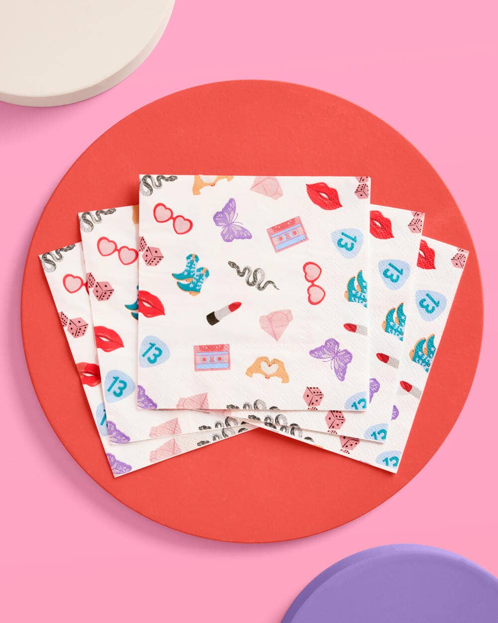 Eras Party Icon Paper Napkins | 25 pack 3-ply