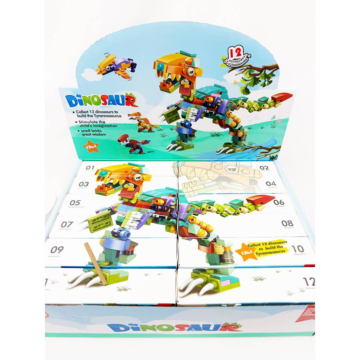 Dinosaur Building Block Toy Set