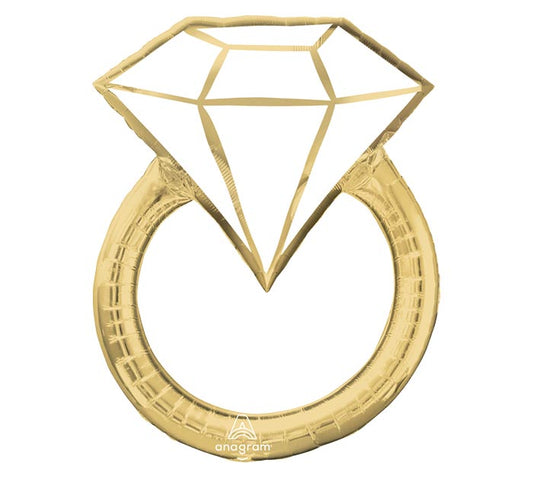 30"PKG GOLD WEDDING RING SHAPE