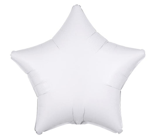 19" PKG METALLIC WHITE STAR