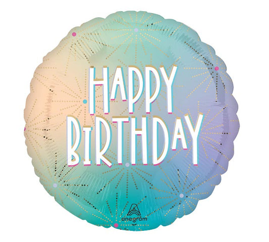 17"PKG HBD PASTEL DREAM BIRTHDAY