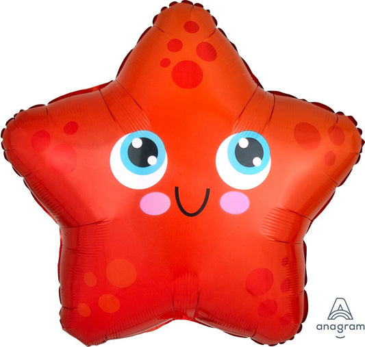 18" Shape Starfish Balloon