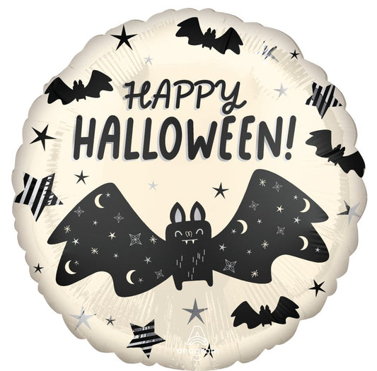 Standard Halloween Satin Bat Attack Balloon