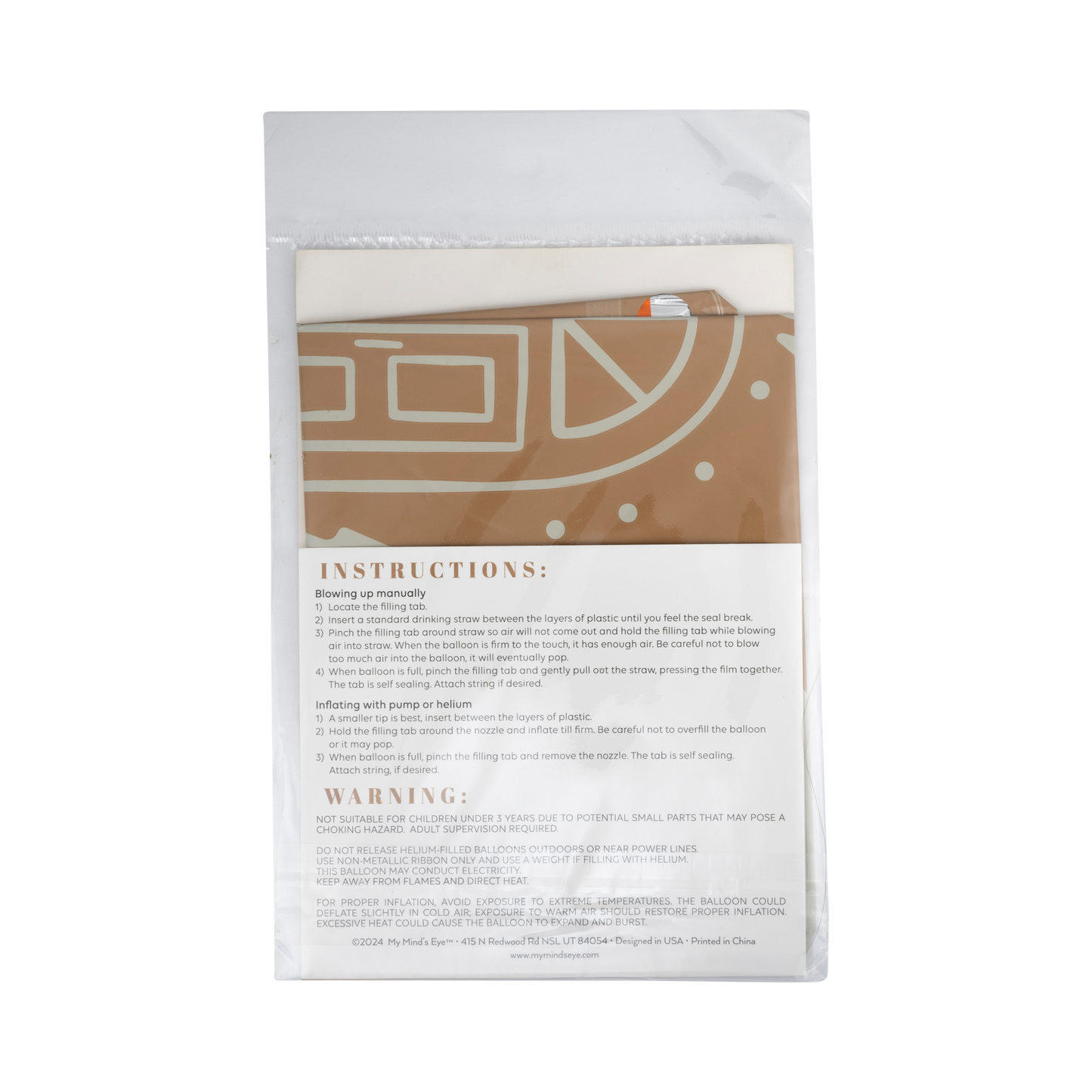 GBD1116 - Gingerbread House Balloon