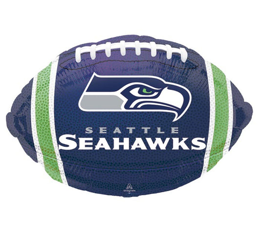 17"NFL SEATTLE SEAHAWKS FOOTBALL (w/Helium)