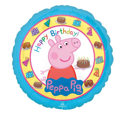 17"PKG HBD PEPPA PIG