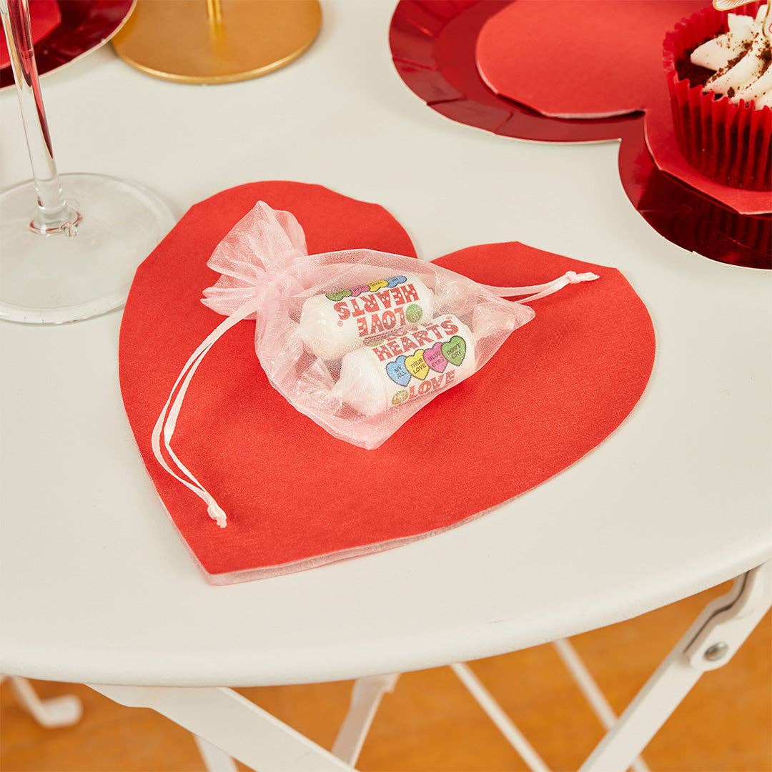 Heart Shaped Paper Napkin 16 Pack