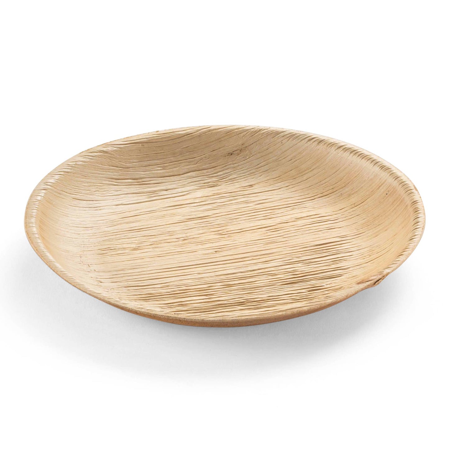 8" Round Palm Leaf Eco Friendly Salad Plates - 100 pcs