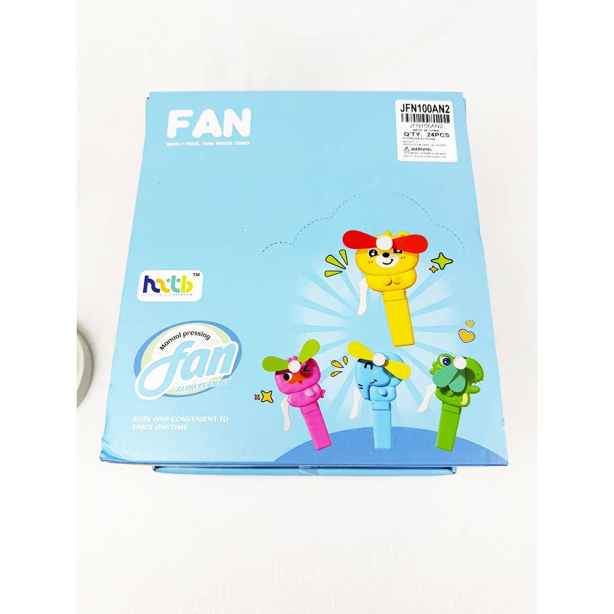 Assorted Animal Hand Pressure Fan