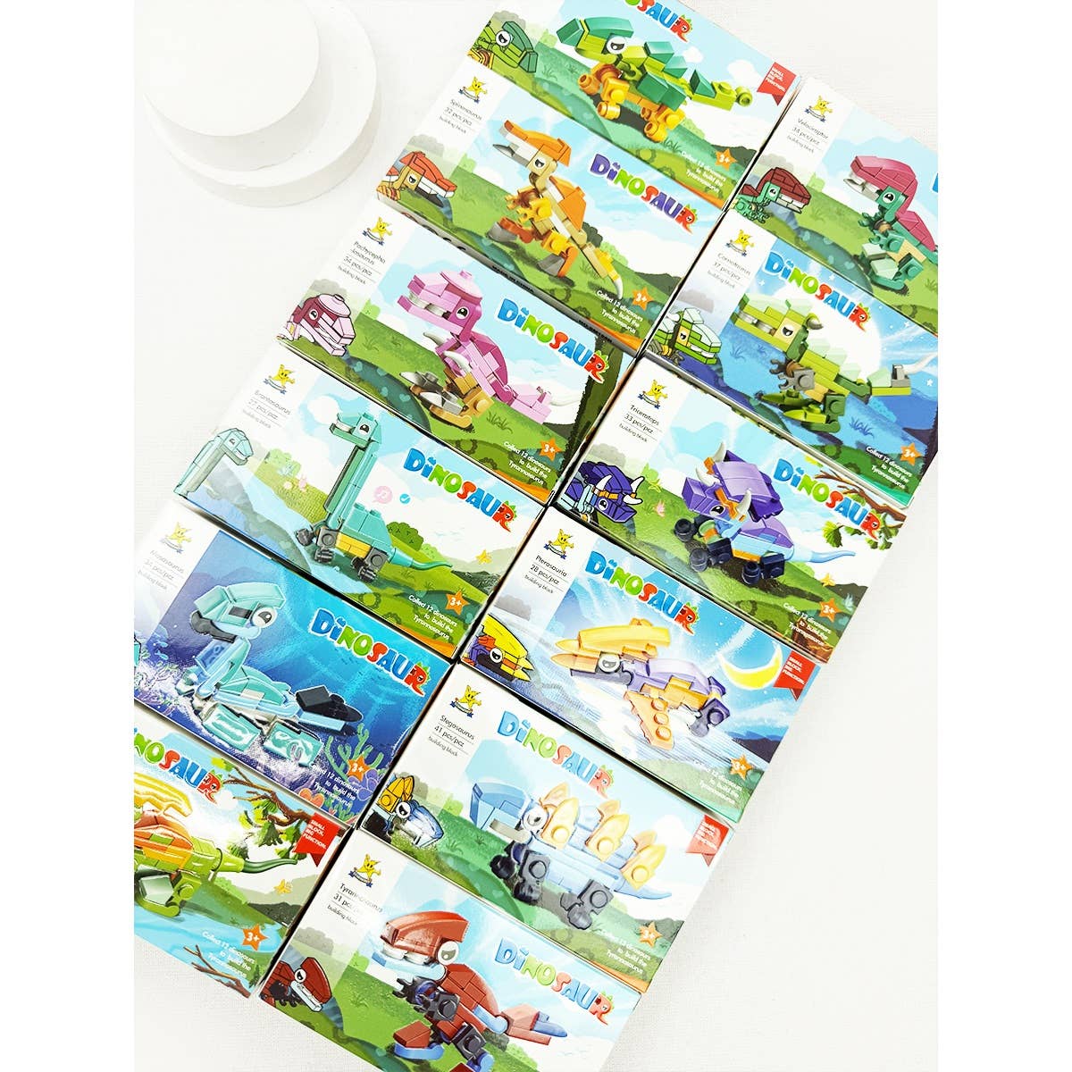 Dinosaur Building Block Toy Set