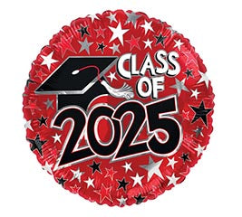 17" CLASS OF 2025 RED