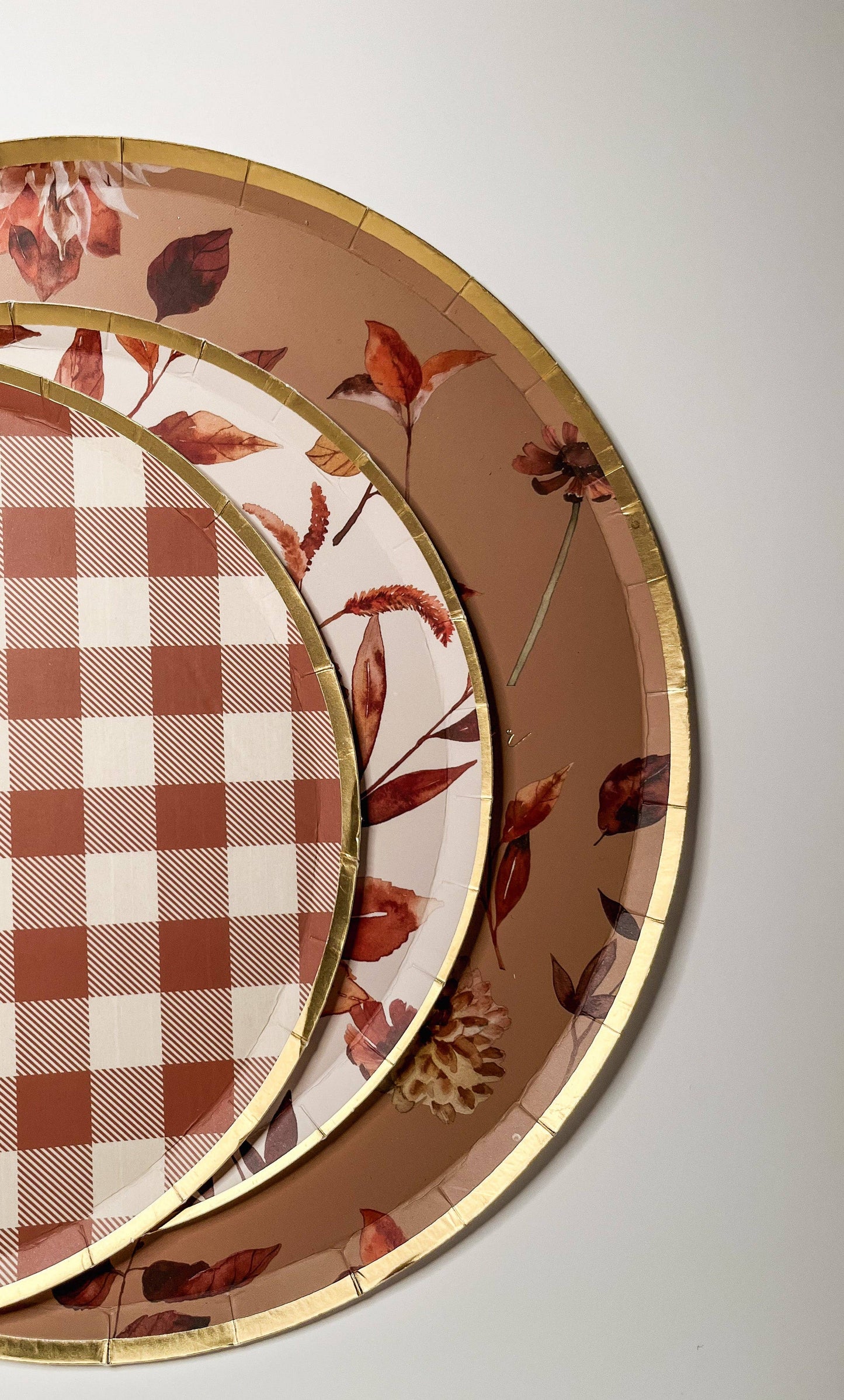 Fall Leaf Dinner Paper Plate