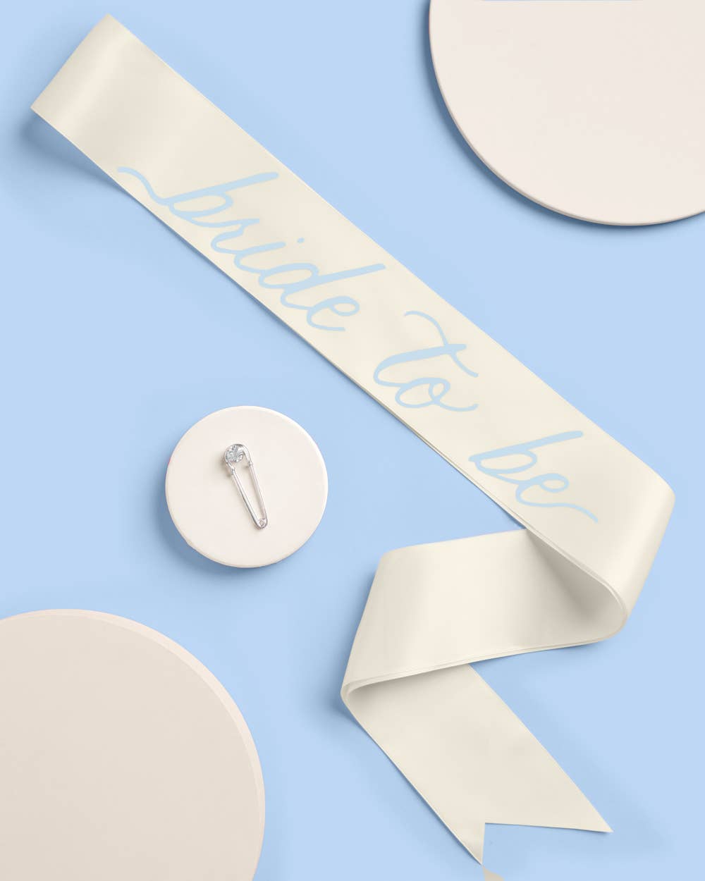 Bride To Be Sash - Something Blue Bridal Shower Bachelorette