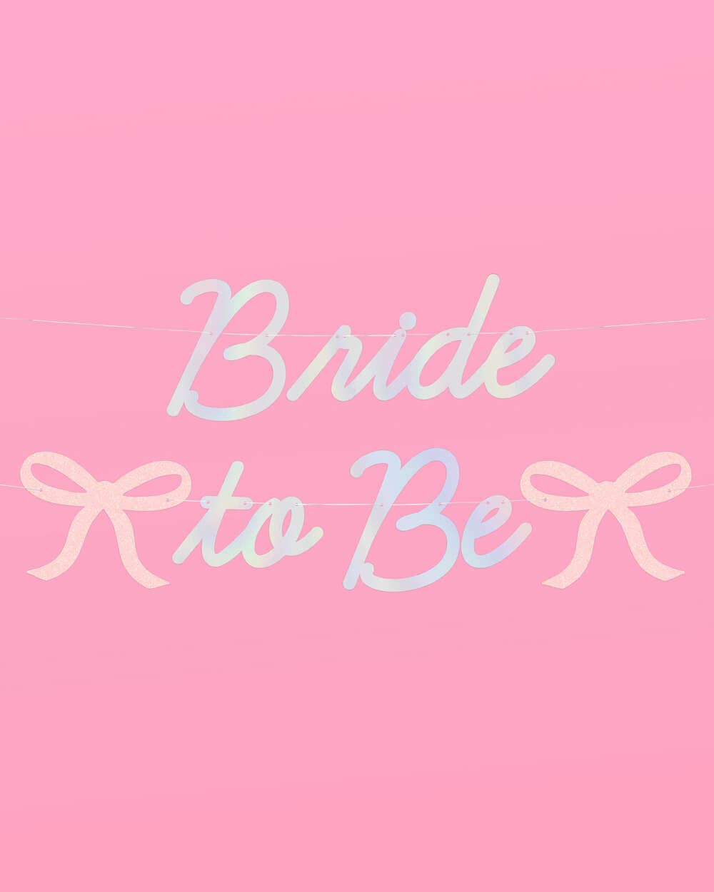 Bride To Be Bow Banner - Bridal Decor