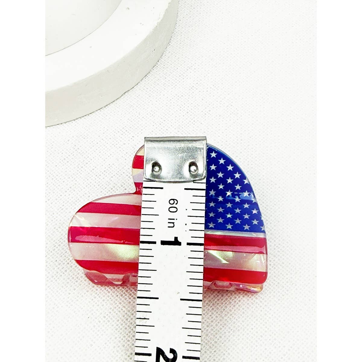 Mini 4th of July Hair Claw Clips