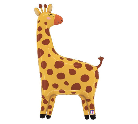 41" PKG JUNGLE GIRAFFE SHAPE BALLOON
