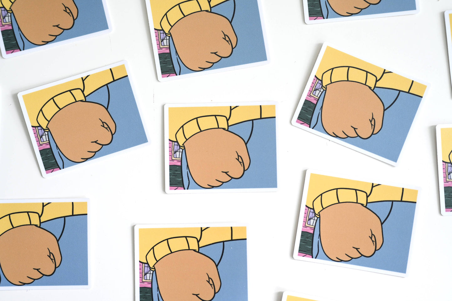 Arthur Fist Pop Culture Sticker