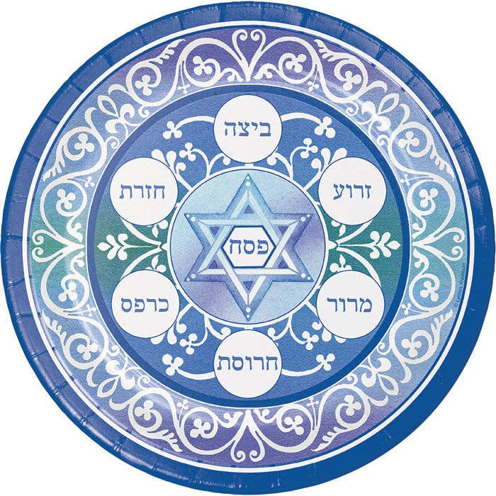 Pesach Paper Dinner Plates, 8/Pkg