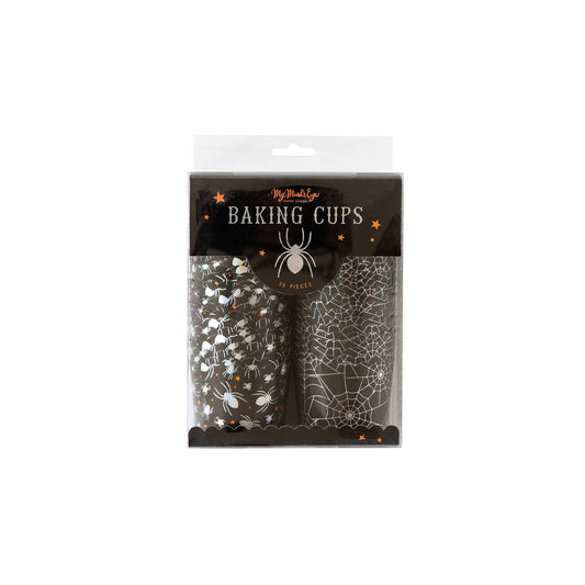PLCC895 - Holographic Spiders Food Cups (50 pcs)
