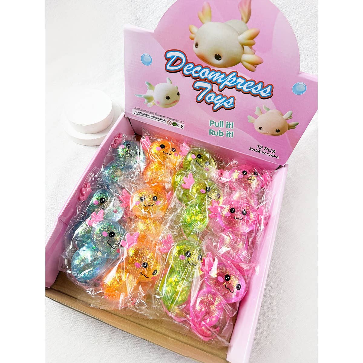 Long Tail Axolotl Squishy Toy