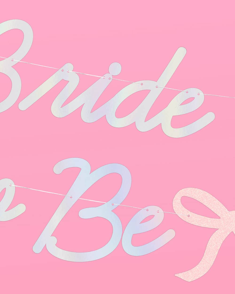 Bride To Be Bow Banner - Bridal Decor