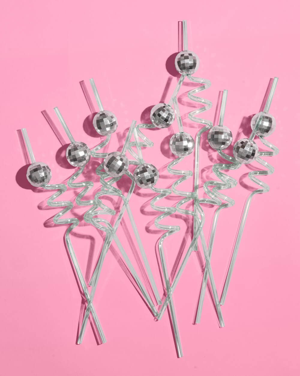 Reusable Disco Party Swirly Straws, Last Disco Bach, Groovy