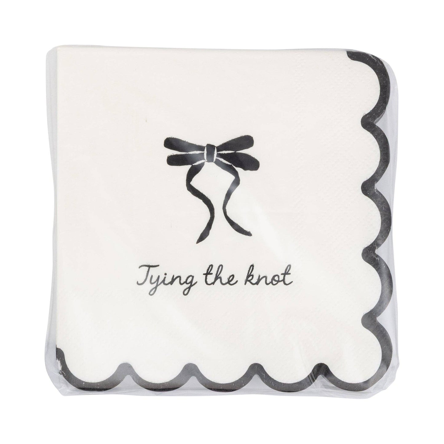 PLBLW36 - Tying the Knot Cocktail Napkin
