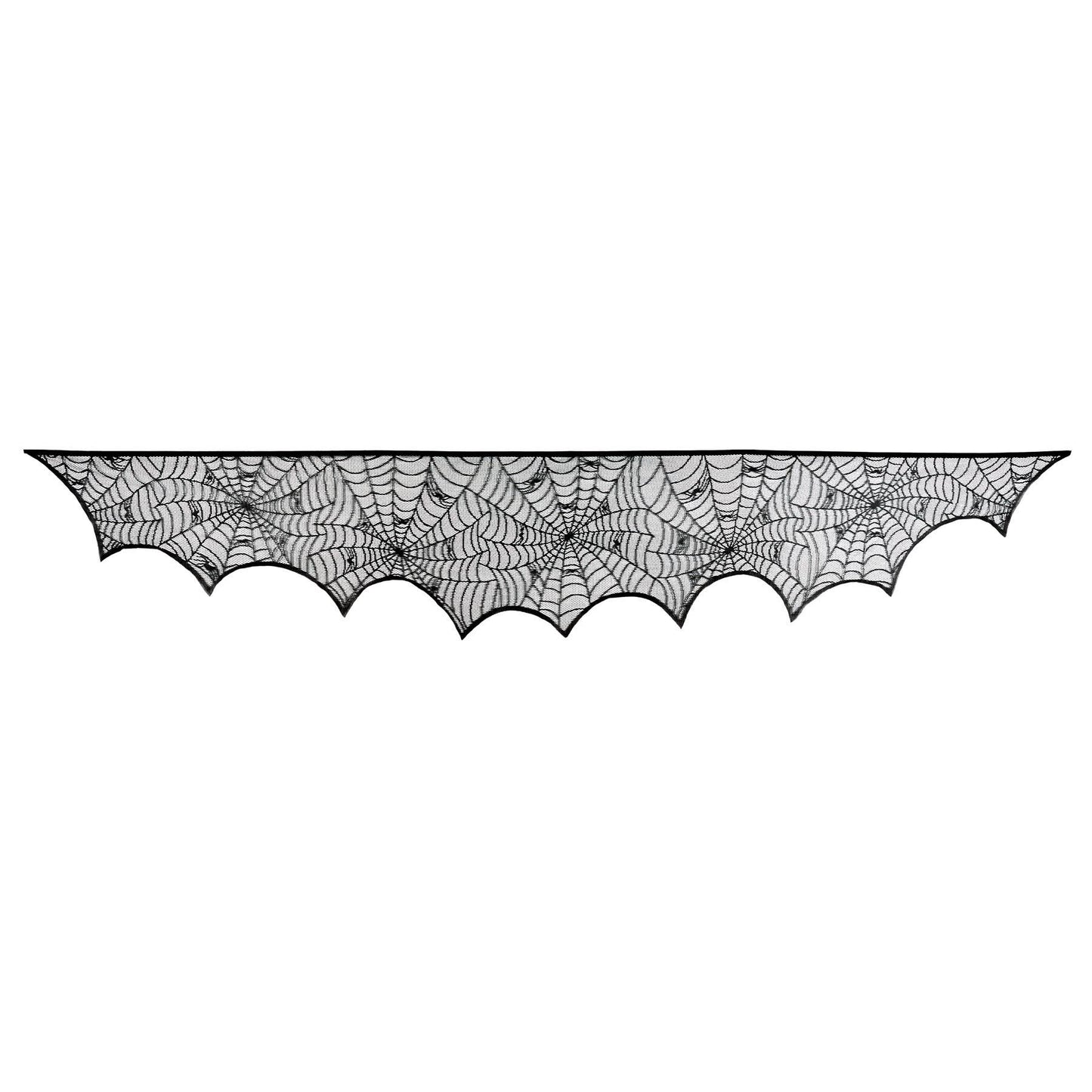 Spider Web Mantel Scarf 18½" x 8'