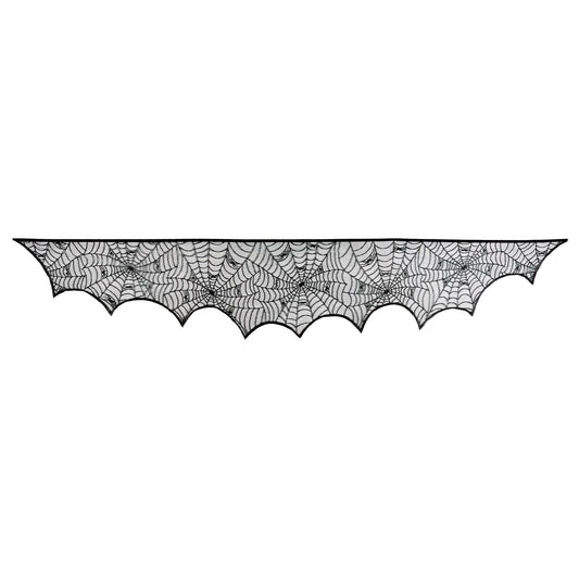 Spider Web Mantel Scarf 18½" x 8'