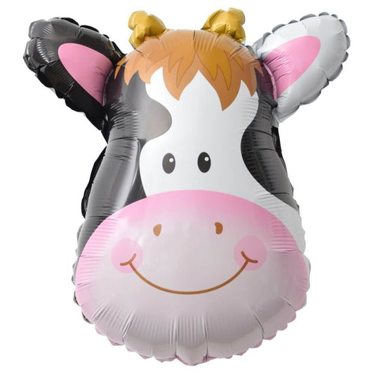 18" Cow Head Balloon NO HELIUM